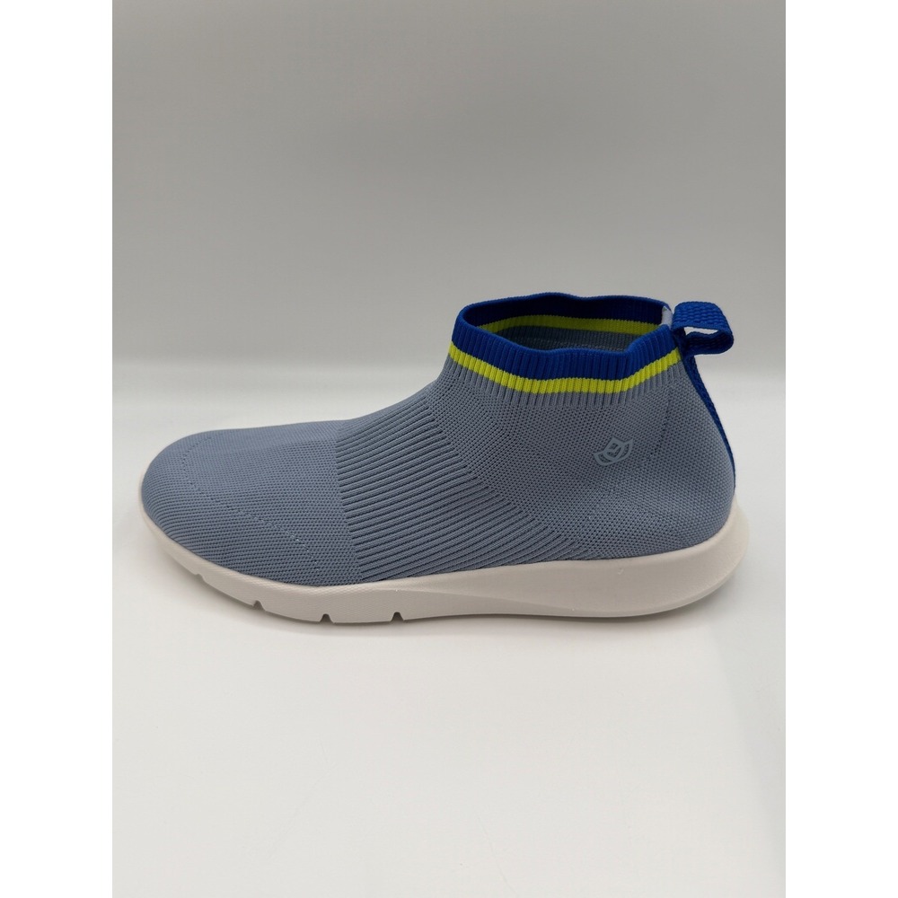 Spenco Pure Love Slip On Sneakers, Women's 10B, Blue Fog Knit, SP1130BFG100, NIB
